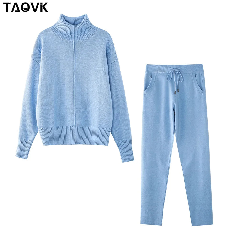 Women's Knitted Costume Tracksuit