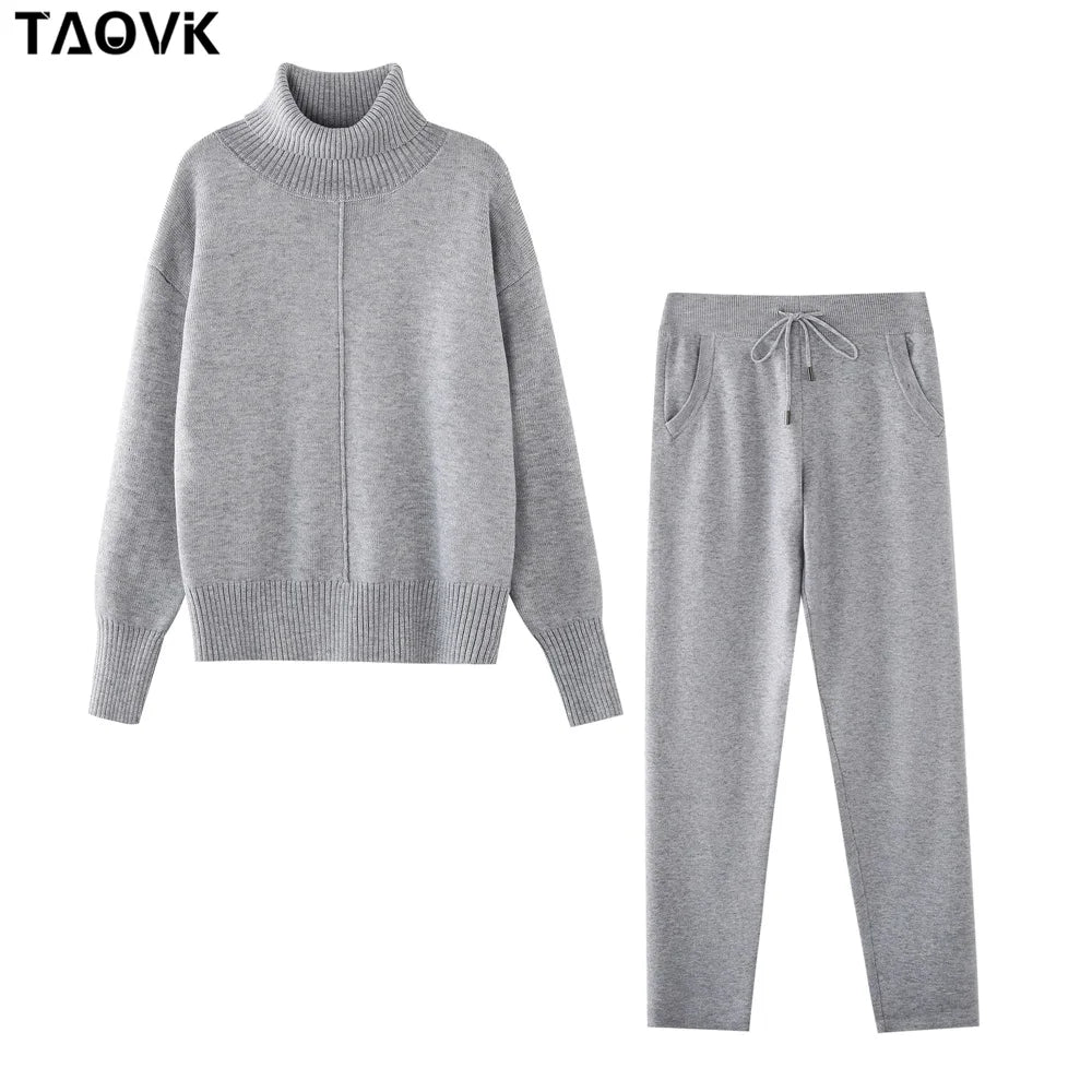 Women's Knitted Costume Tracksuit